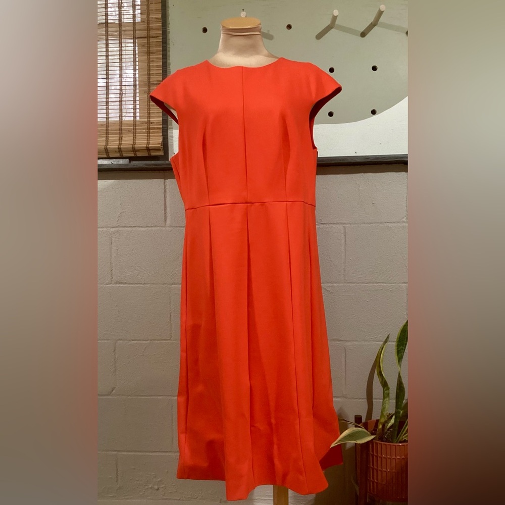 Red Cap Sleeve Dress J Crew